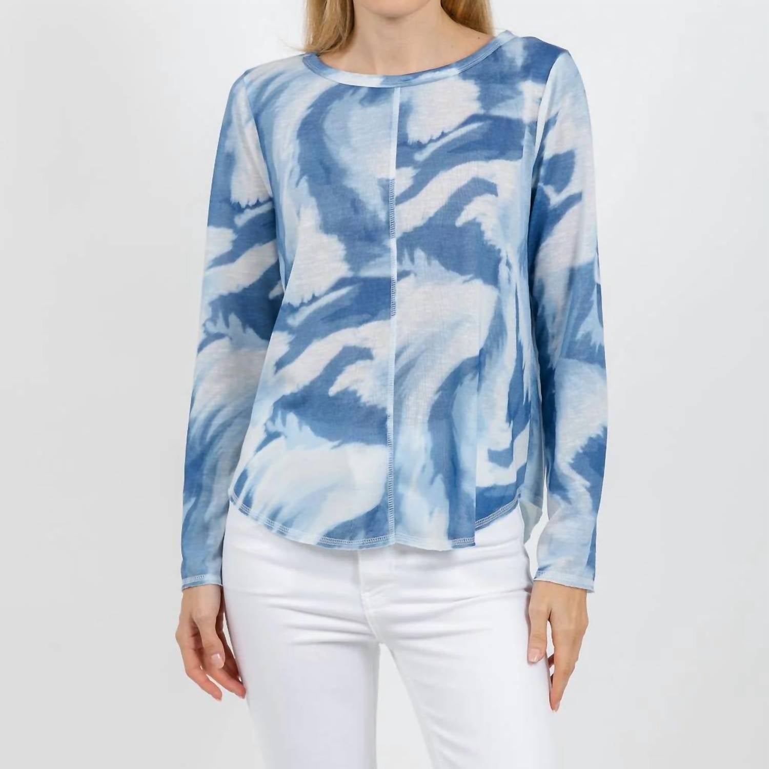 Elliott Lauren - Crew Neck Long Sleeve Tee