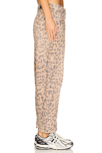 Free People - Good Luck Printed Barrel Jeans