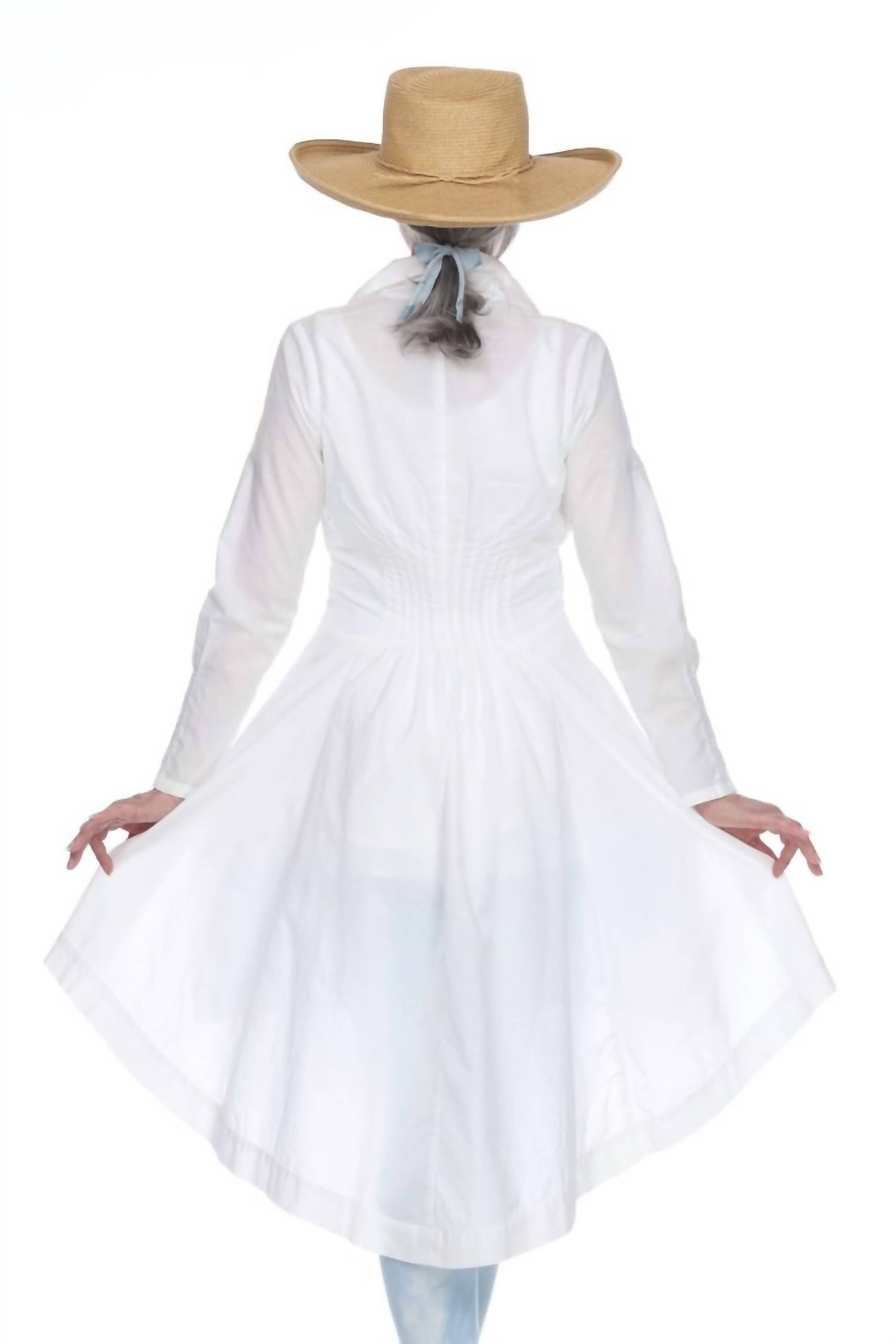 VICTORIA KNIT PLEATED DUSTER