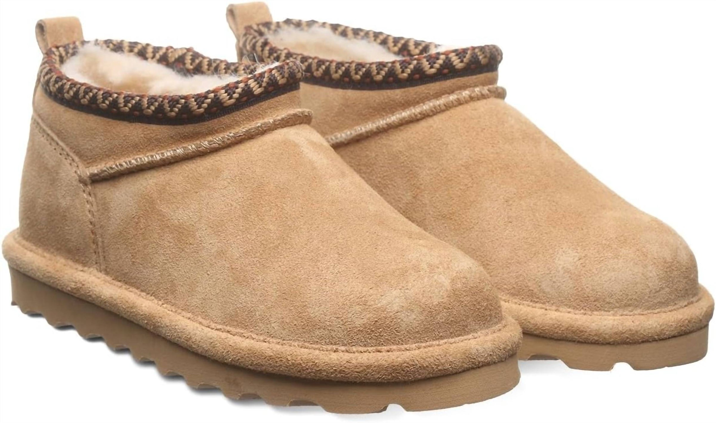BEARPAW Women's Super Shorty Deco Boot in iced coffee - women's shoe - alternate view