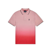 Psycho Bunny Men's Ghent Polo in pink - men's shirt