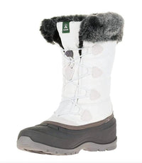 Kamik - Women's Momentum2 Pull On Rounded Toe Waterproof Fur Trim Ankle Snow Boots
