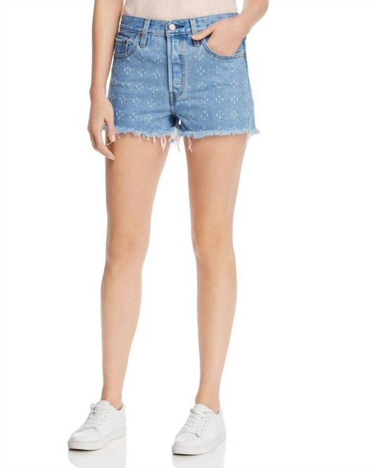 Levi'S - 501 High Rise Button Fly Fringe Dottie Jean Shorts