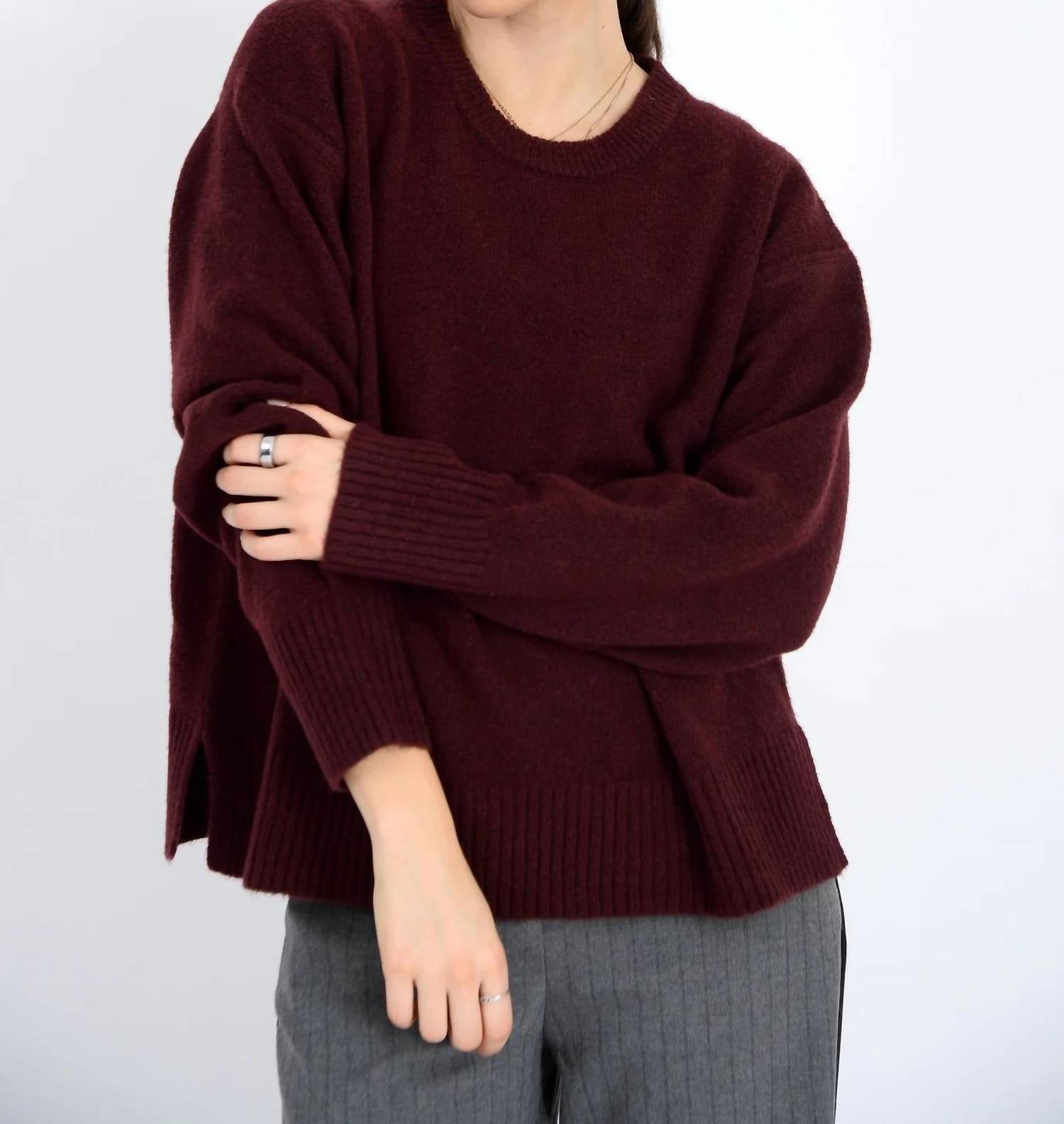 Rd Style - Waverly Long Sleeve Crew Neck Sweater