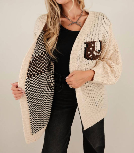 Bailey Rose - Wild Horses Chunky Cardigan