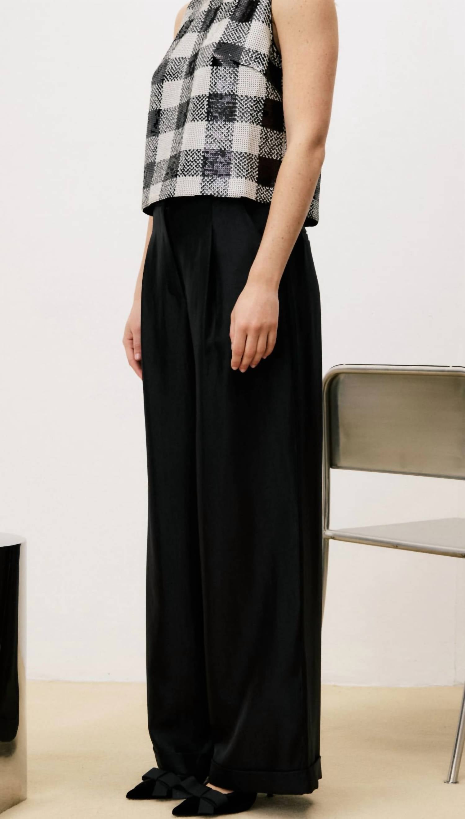 Frnch - Lynn Wide Leg Trouser Pant