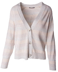 Alashan Cashmere - Women's Rebecca Marled Stripe Cardigan