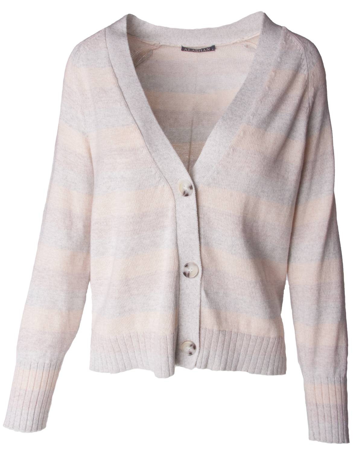 Alashan Cashmere - Women's Rebecca Marled Stripe Cardigan