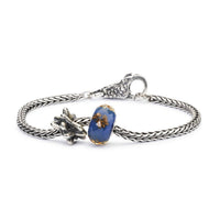 Trollbeads Women's Bracelet Lace Clasp Lock in silver - women's jewelry - detail view