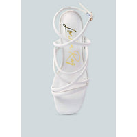 London Rag - Women's Beam Tips Strappy High Heel Sandals