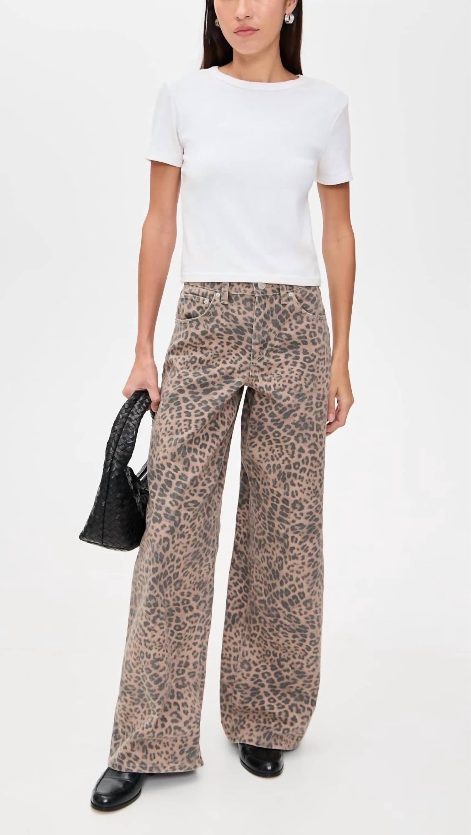 Z Supply - Marli Denim Leopard Pant
