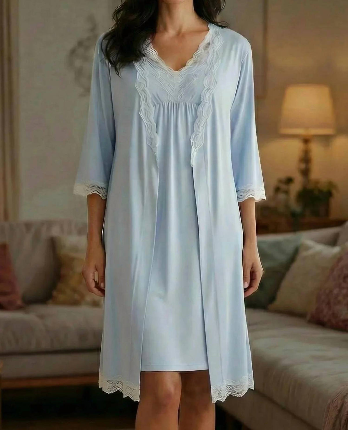 Twelve Eighty Eight - Leslie Tank Chemise Robe Set
