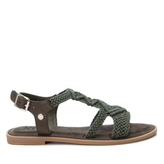 Xti - Women's Braided Strap Flat Sandals