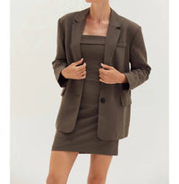 Crescent - Gia Oversized Single-breasted Blazer