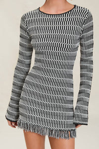 Devon Windsor - Costa Long Sleeve Knit Mini Dress