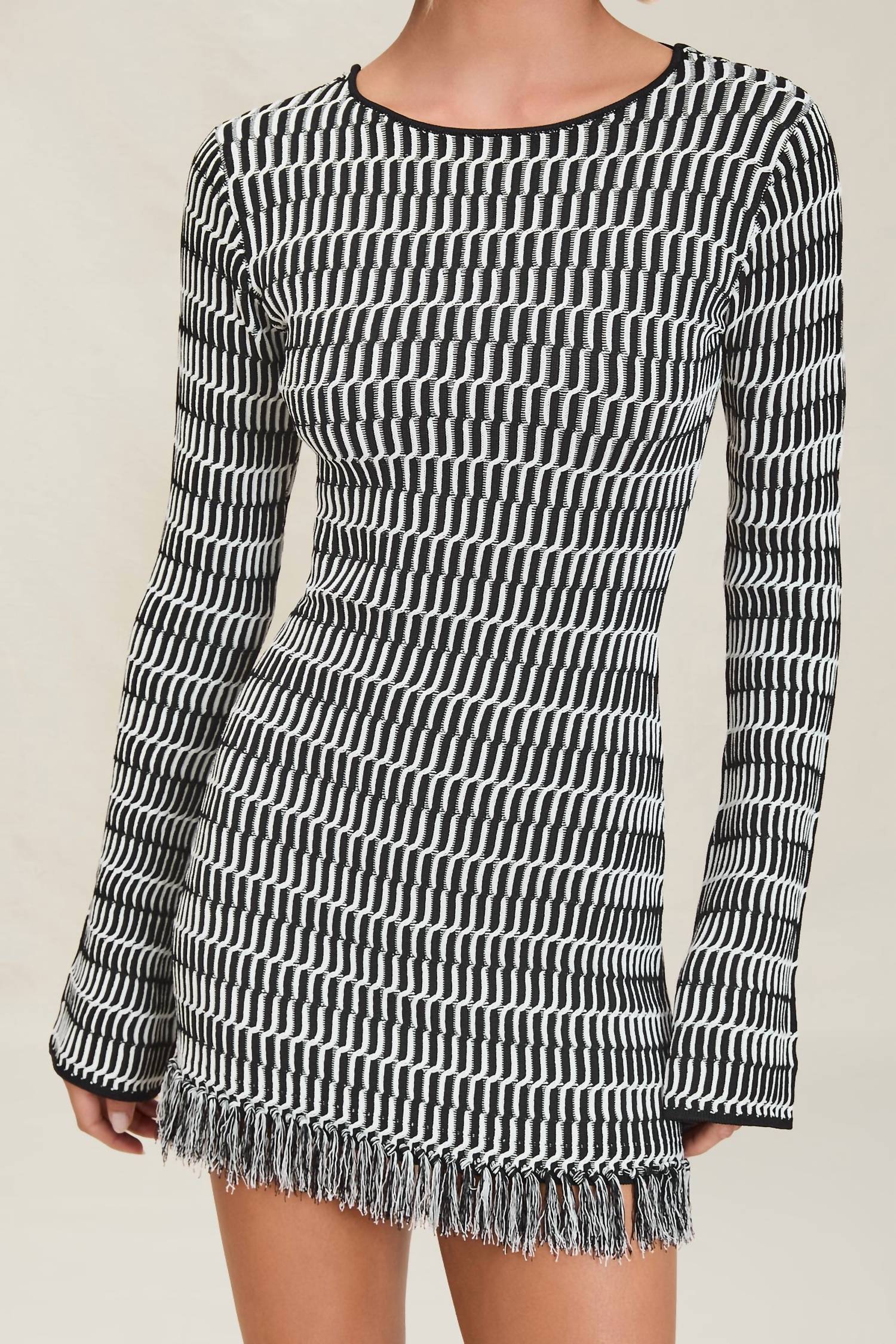 Devon Windsor - Costa Long Sleeve Knit Mini Dress