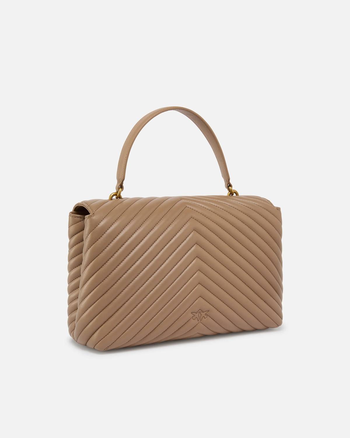 Pinko - Women's Love Bag Puff Chevron Medium Handbag
