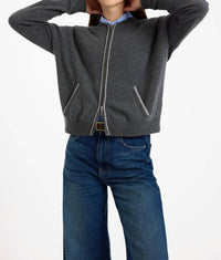 Brodie Cashmere - Luxe Bomber Jacket