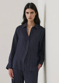Patrick Assaraf - Silk Boyfriend Pocket Shirt