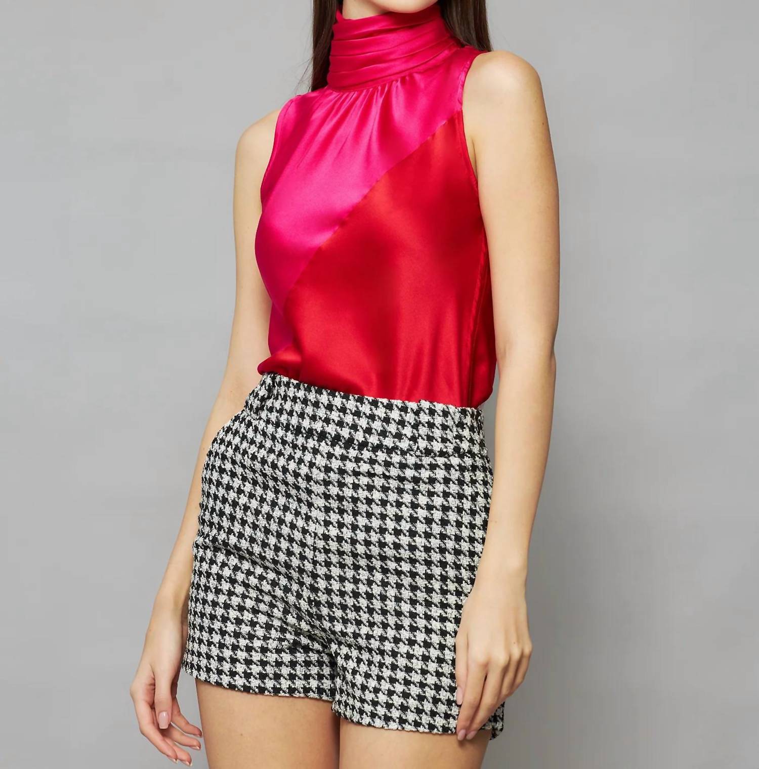 Solgo Atelier - Yera Silk Color Block Top