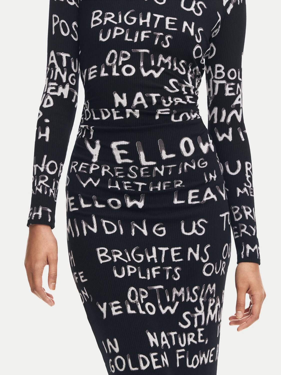 Desigual - Midi Dress With Phrases