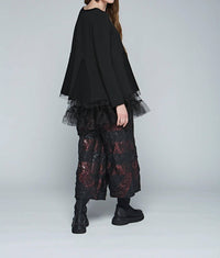 Luukaa - Stripe Wrinkled Pants