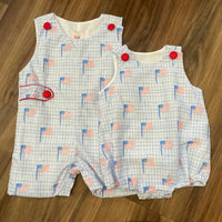 Teeta - Baby's America Print Boy Bubble