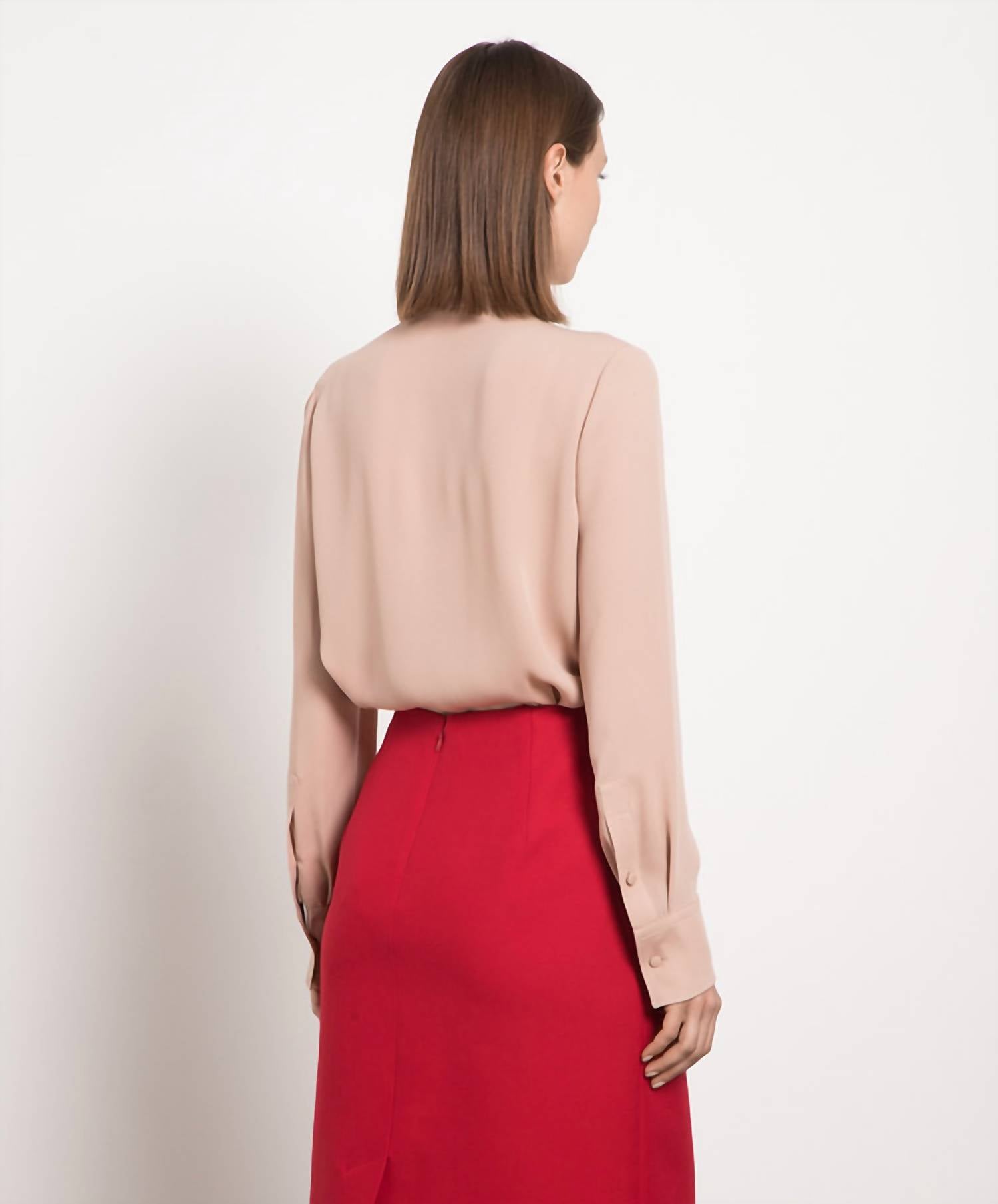 Valentino - Bow Tie Silk Blouse
