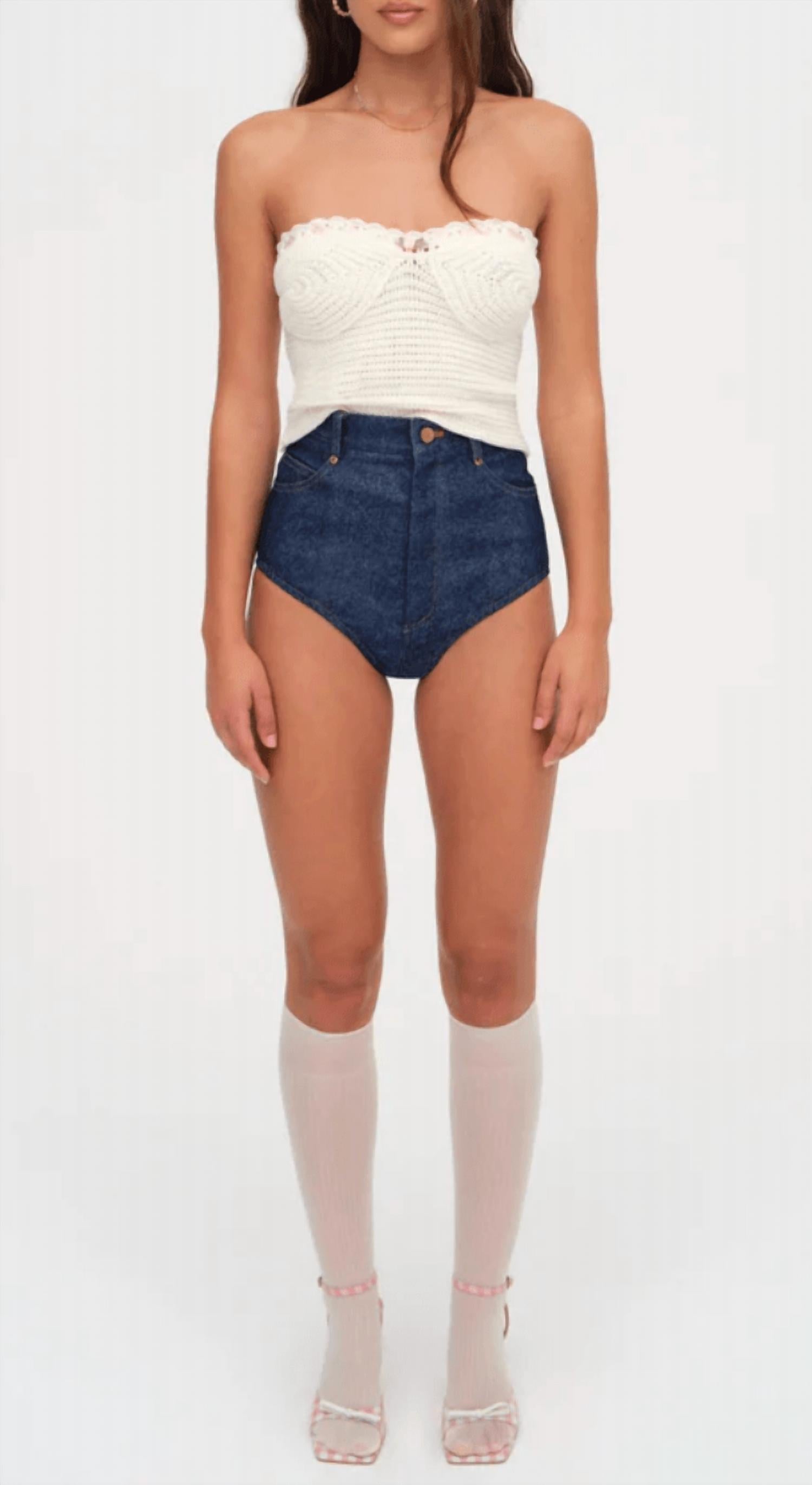 For Love & Lemons - Kelsey Crochet Top