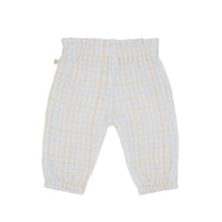One More In the Family Baby's Bego Check Pants in the family baby s bego check pants in multi - kids' joggers - detail view