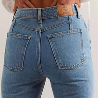 Free People - Xena Slim Straight Jeans