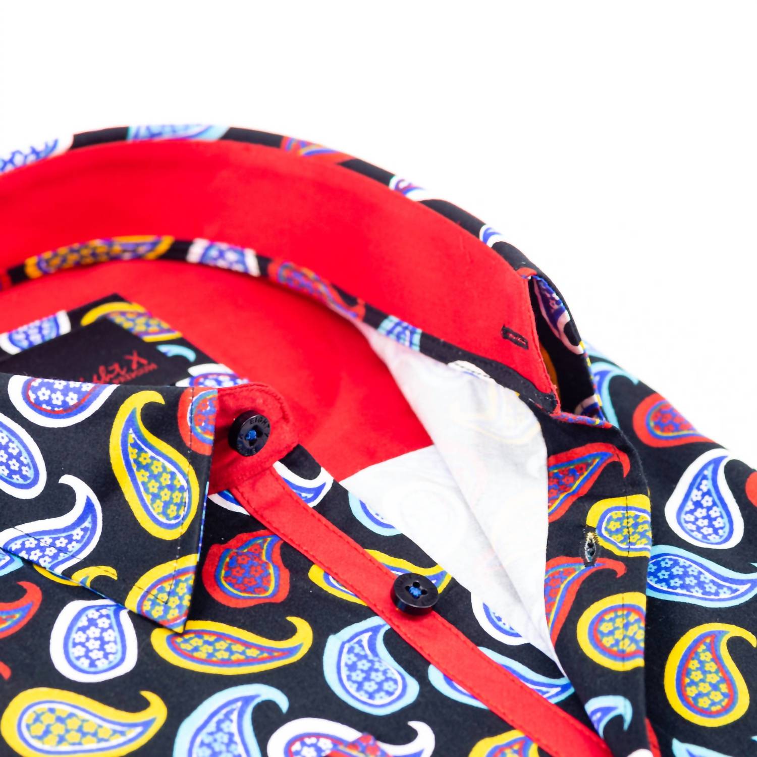 Eight X - Men's Paisley Print Button Down Shirt