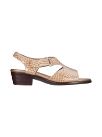 SAS Women's Suntimer Sandals in beige croc - women's sandal - alternate view