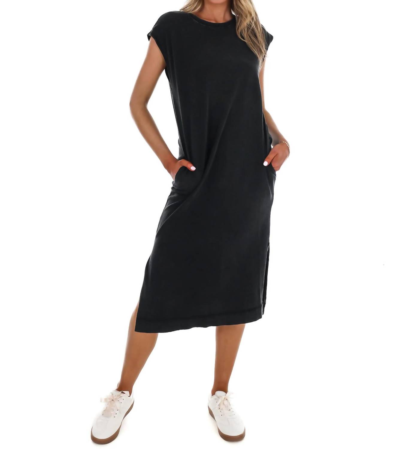 Hyfve - Free Spirit Mineral Wash Midi Dress