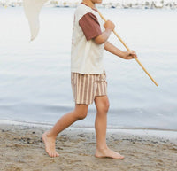 Rylee + Cru - Kid's Striped Boardshort