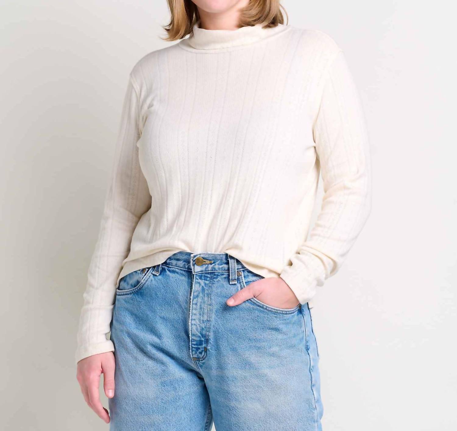 Toad&Co - Foothills Pointelle Long Sleeve Turtleneck