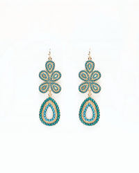 Avenue Chic BEADED EARRINGS in gold - women's jewelry