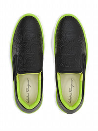 Salvatore Ferragamo - Men's Embossed-logo Slip-on Sneaker