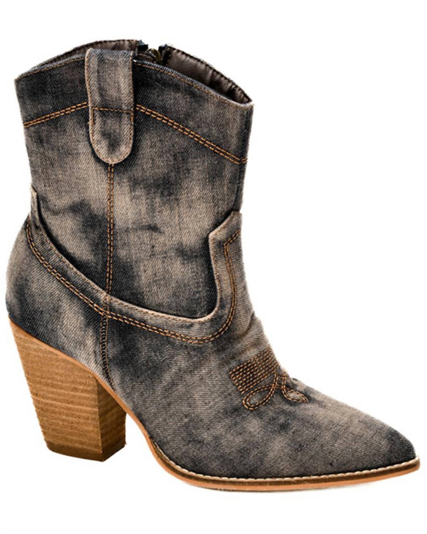 Corkys Footwear - Women's Friends In Low Places Washed Booties