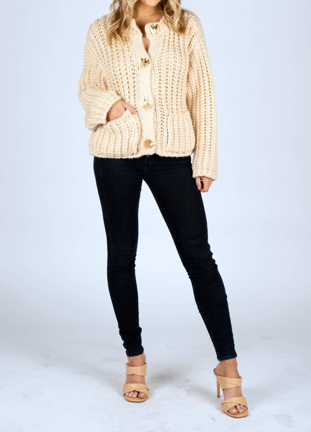 Sincerely Ours - Zelle Chunky Knit Cardigan