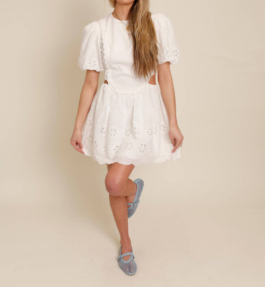 Lena - Brunch With The Girls Cut-out Mini Dress