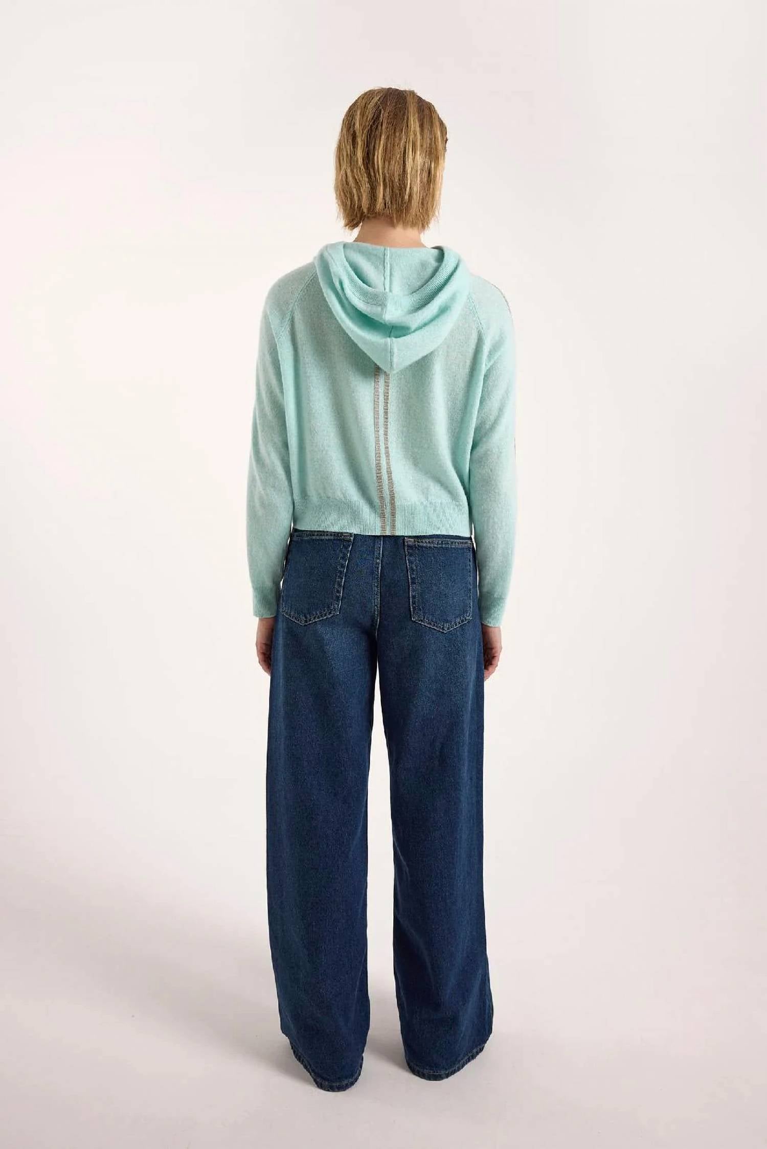 Brodie Cashmere - Bree Bead Overarm Hoodie