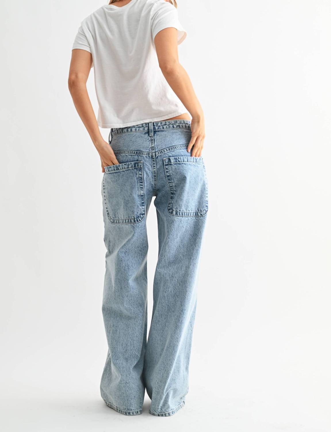 Just Black Denim - Women's Med Relaxed Straight Jeans