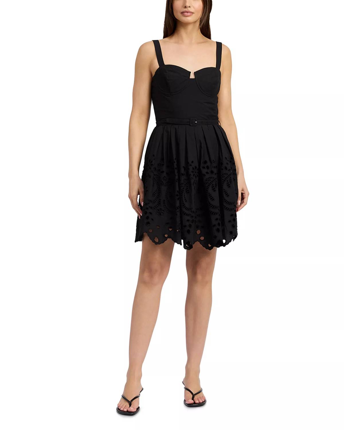 En Saison Delilah Mini Dress in black - women's dress