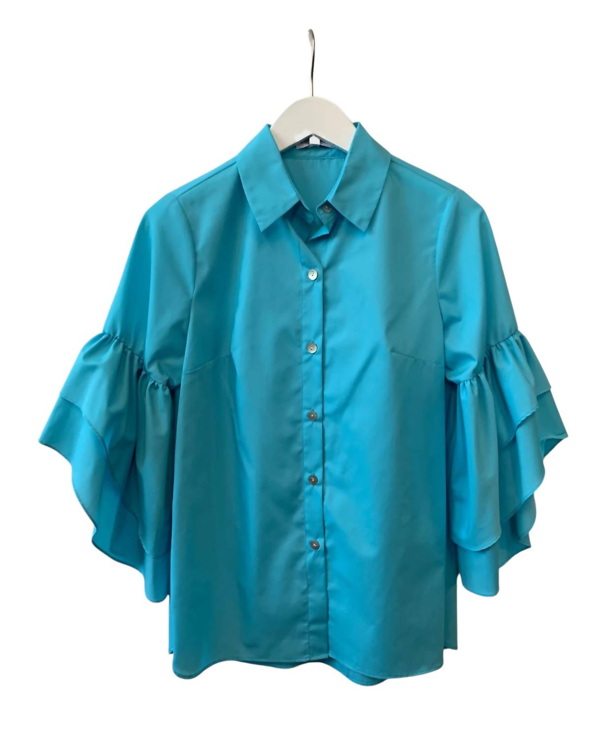 Minan Wong - CAMELLIA TIER SLEEVE SHIRT