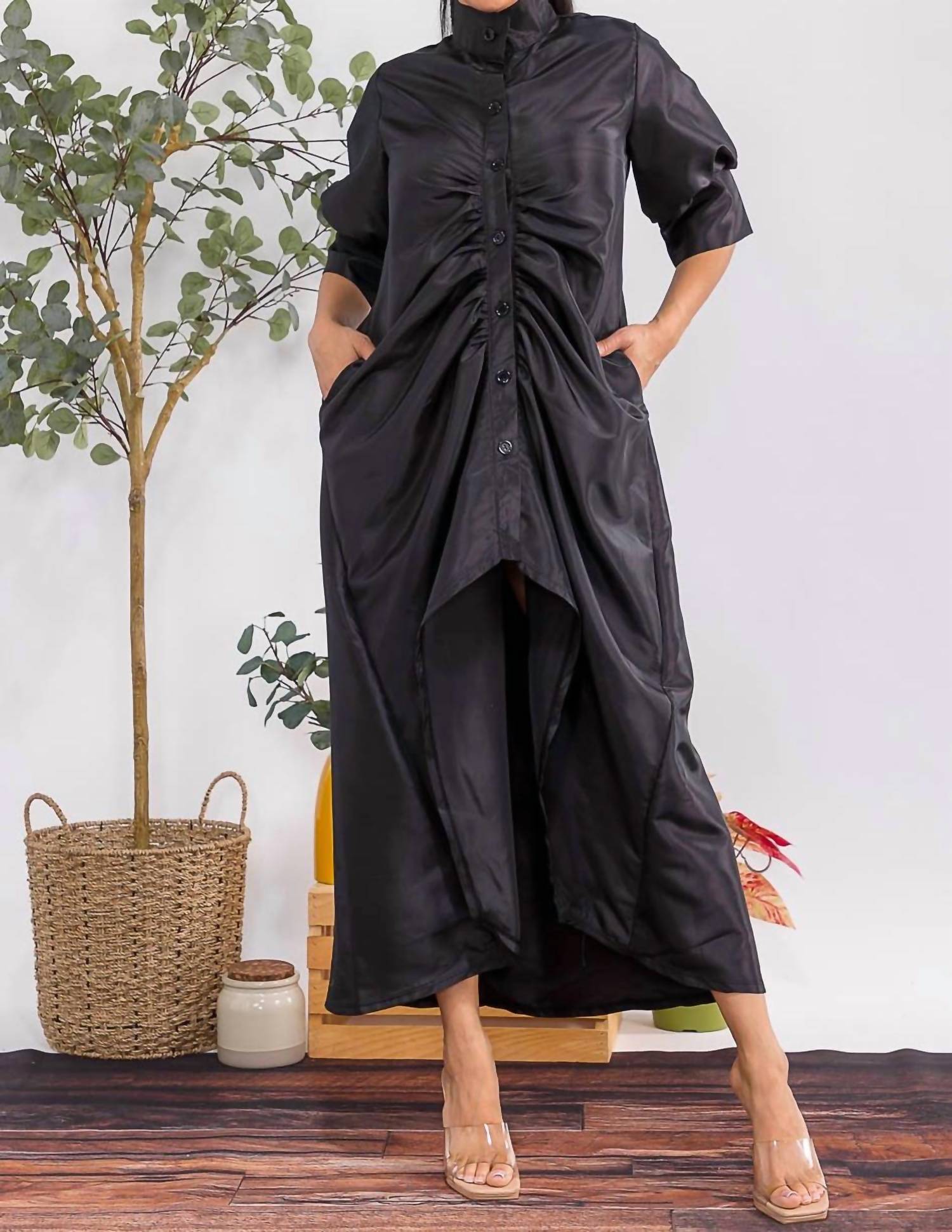 Karen T Design - Button-Down Midi Dress