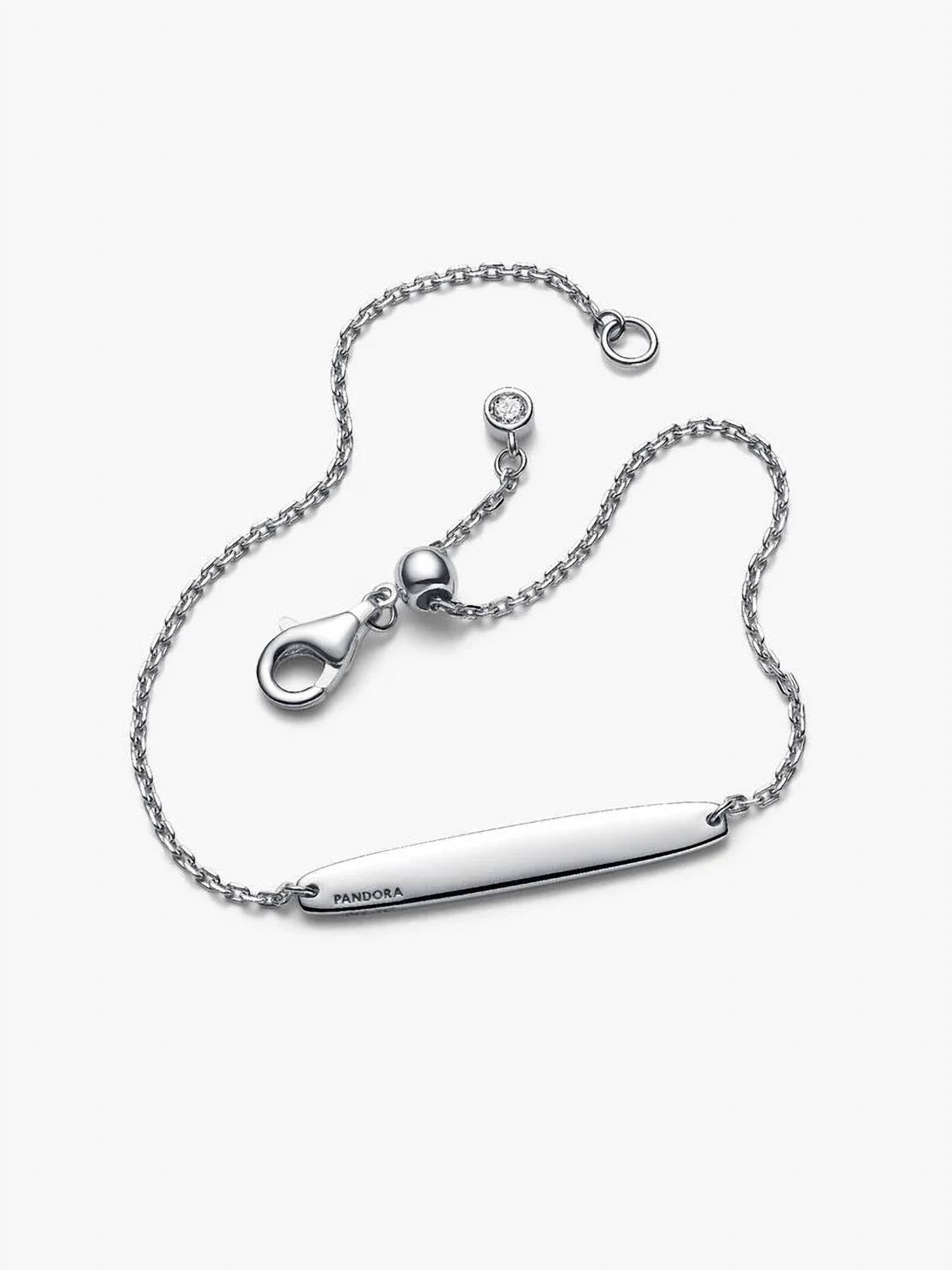 Pandora - Engravable Bar Chain Bracelet