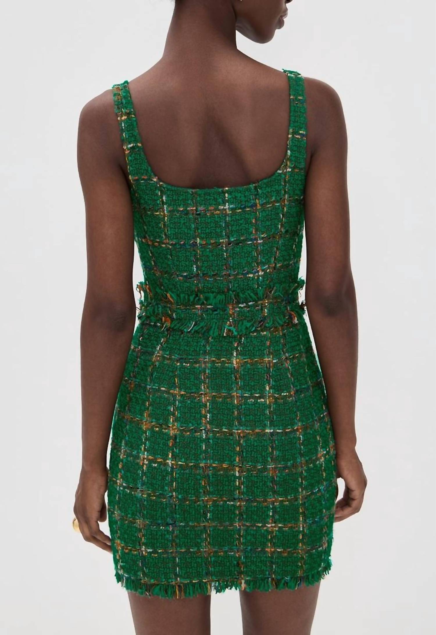 L'Agence - Valli Square Neck Mini Dress