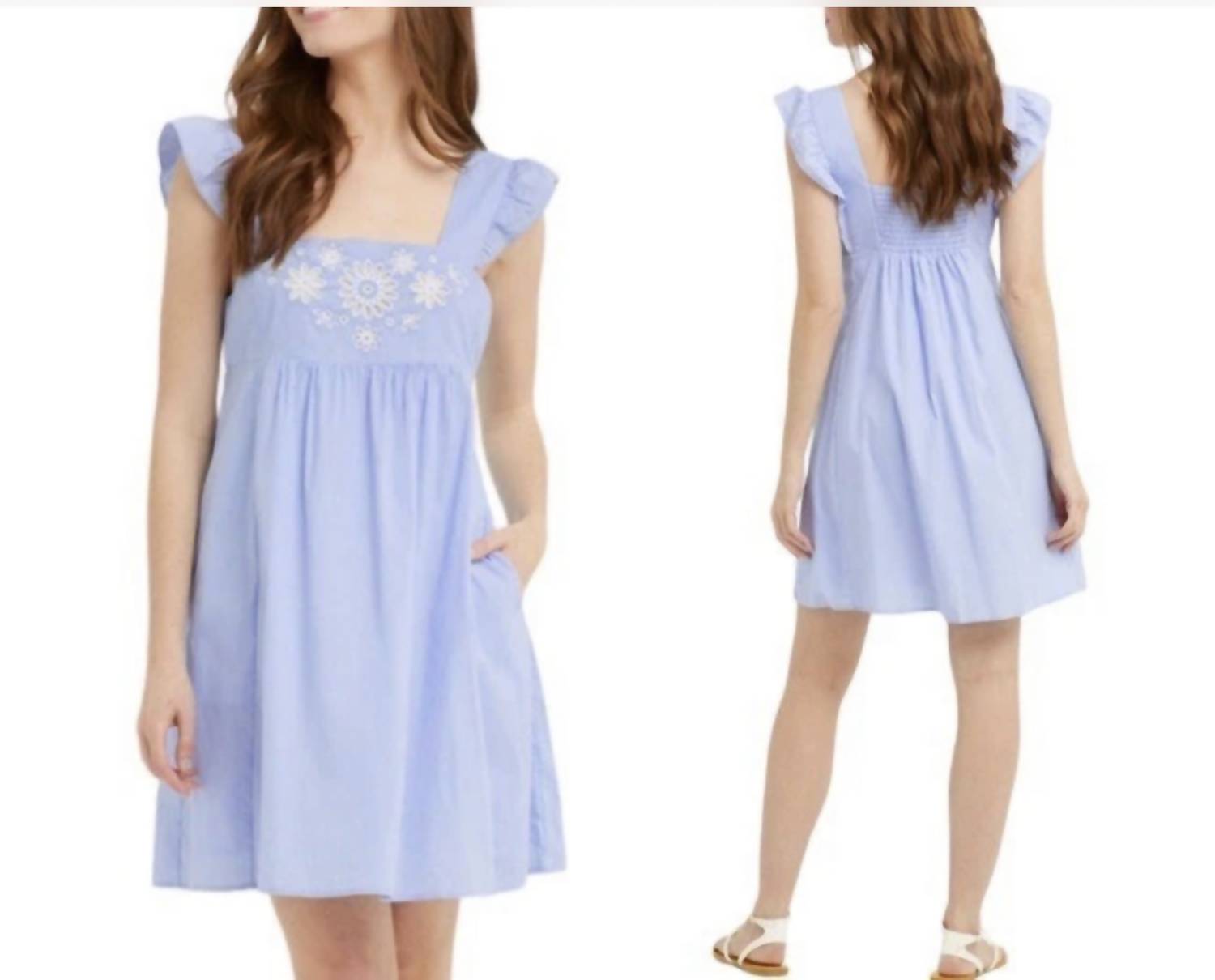 Draper James - Maddie Embroidered Babydoll Dress