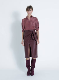 Karina Grimaldi - Malaga Cherry Stripe Top